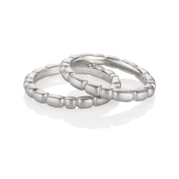 Small Coral Stacking Bands