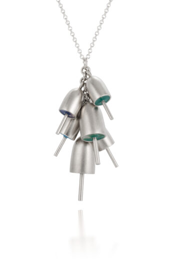 Multi Buoy Necklace in Sterling Silver